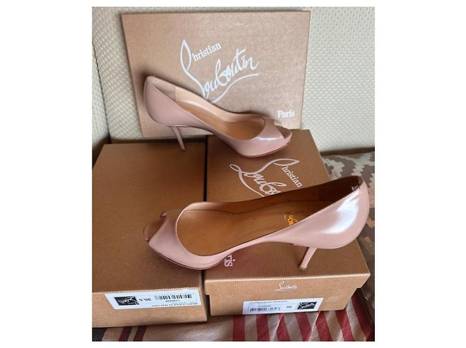 Christian Louboutin Mater Claude 85 Jazz Calf Silver hardware - vista 2