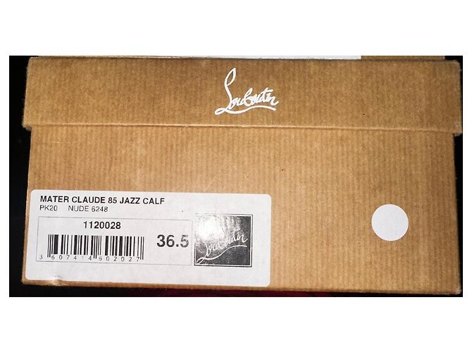 Christian Louboutin Mater Claude 85 Jazz Calf Silver hardware - vista 6