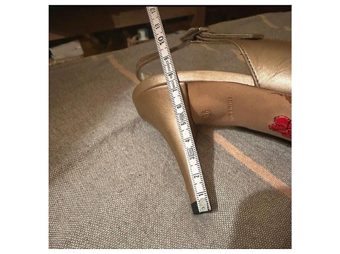 Free Lance Jaspe Slingback Pumps Bronze Leder - Ansicht 6