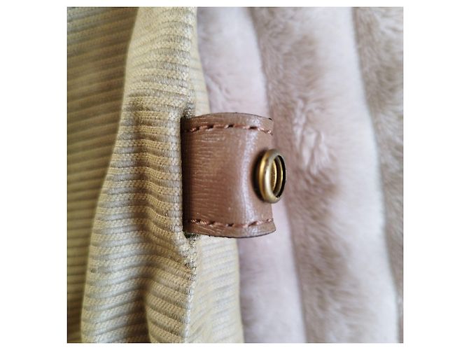 Beige Cord-Ripp Reisetasche Yves Saint Laurent - Ansicht 5