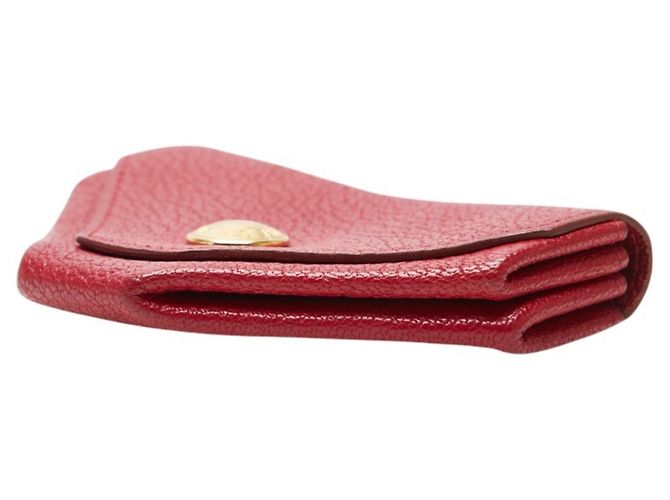 Monedero Quatre Coin Levain de Hermès Roja - vista 5