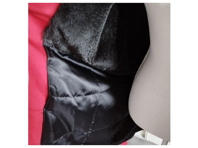 Abrigo rojo YVES SAINT LAURENT Negro Roja - vista 3