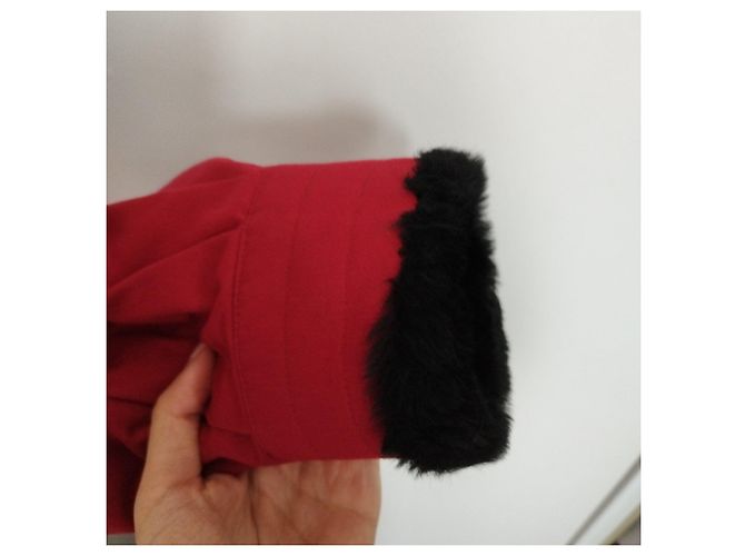 Abrigo rojo YVES SAINT LAURENT Negro Roja - vista 5
