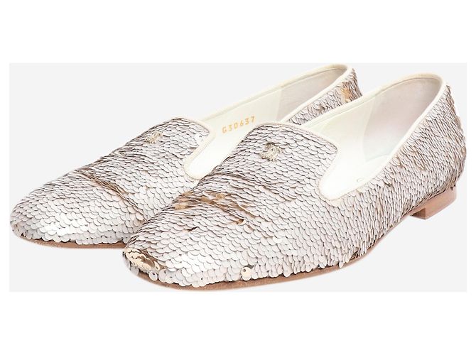 Chanel Mocassini in paillettes rosa - EU 36.5 - vista 2