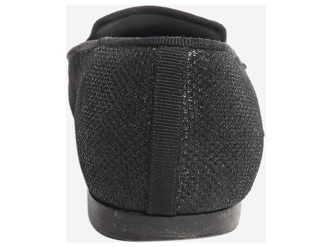 Chanel Mocassini neri scintillanti - taglia EU 36,5 Nero - vista 3
