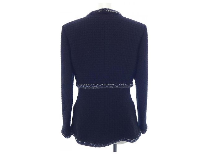 Timeless Chaqueta Chanel sin cuello Negro - vista 2