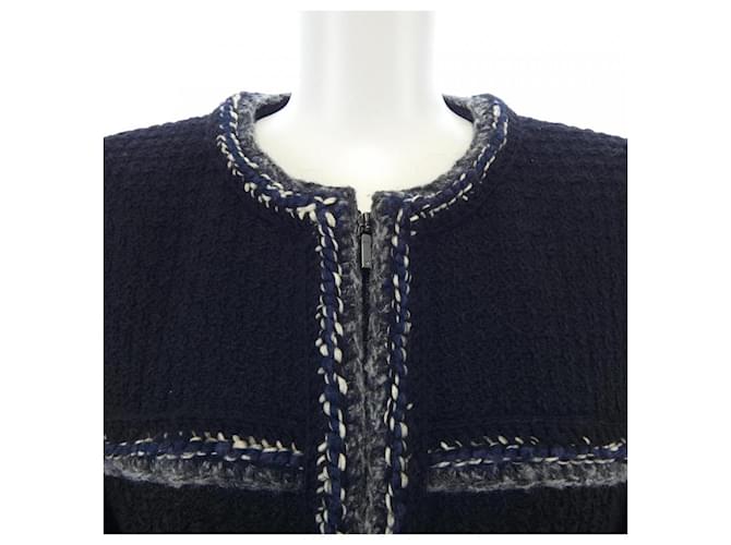 Timeless Chaqueta Chanel sin cuello Negro - vista 6