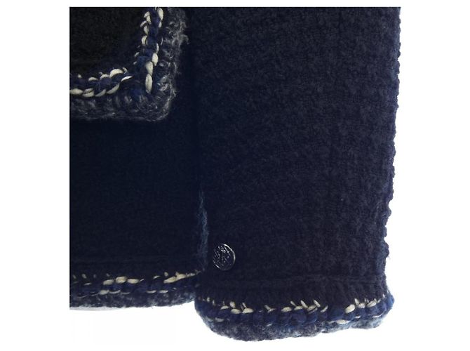 Timeless Chaqueta Chanel sin cuello Negro - vista 7