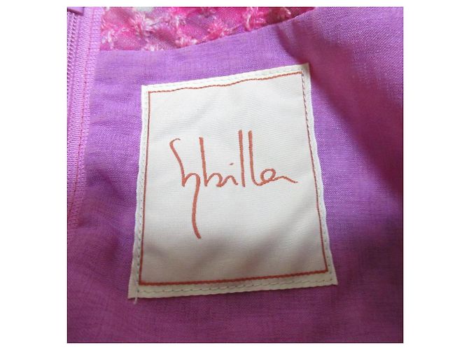 Vestido de bordado Sybilla Rosa - vista 7