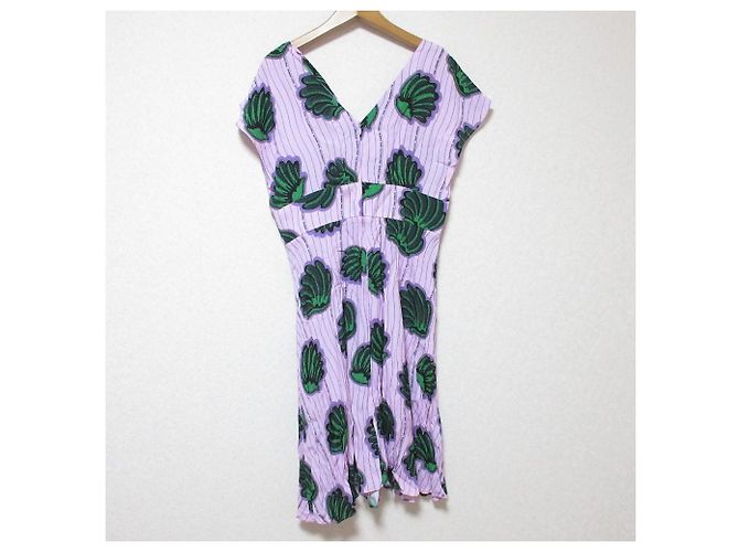 Autre Marque Vestido a Rayas Tara Jarmon Púrpura - vista 2