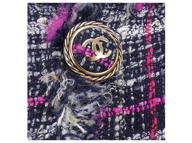 Timeless Abrigo de mezcla de lana Chanel Azul - vista 8