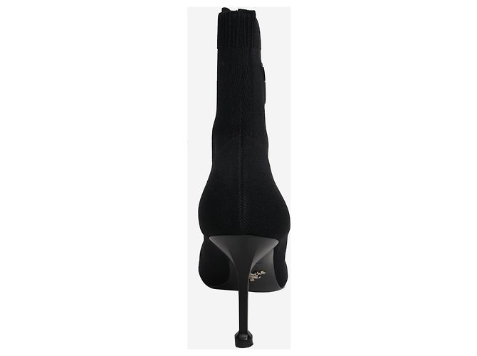 Prada Botas de calcetín negras - EU 40.5 Negro - vista 3