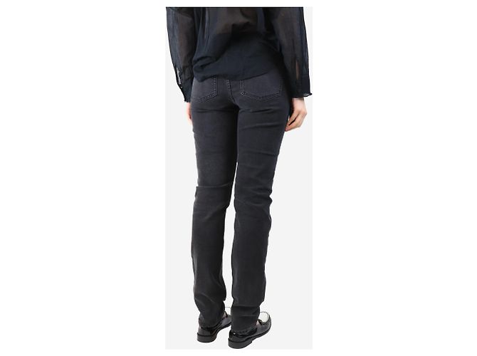 Acne Grau gewaschene Jeans - Größe UK 14 - Ansicht 3