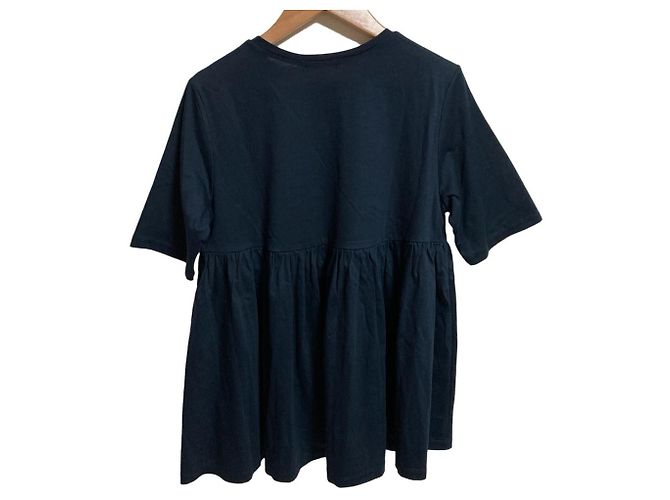 Autre Marque yori Flare Gathered Cutsew Blau Marineblau - Ansicht 2