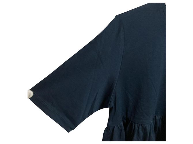 Autre Marque yori Flare Gathered Cutsew Blau Marineblau - Ansicht 3