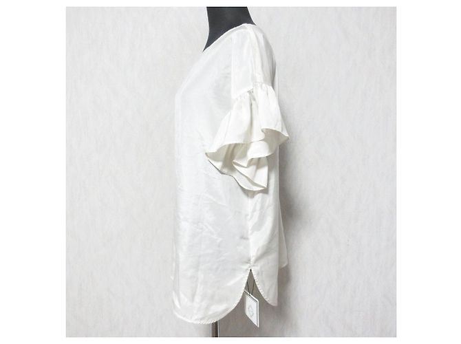 Autre Marque 2-in-1 Bluse mit Glockenärmeln Tiara Roh - Ansicht 3