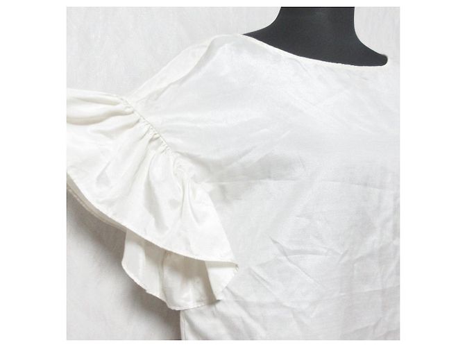 Autre Marque 2-in-1 Bluse mit Glockenärmeln Tiara Roh - Ansicht 4