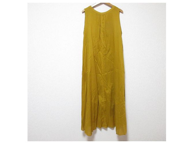 Autre Marque Vestido sin mangas Ray Beams Amarillo - vista 2