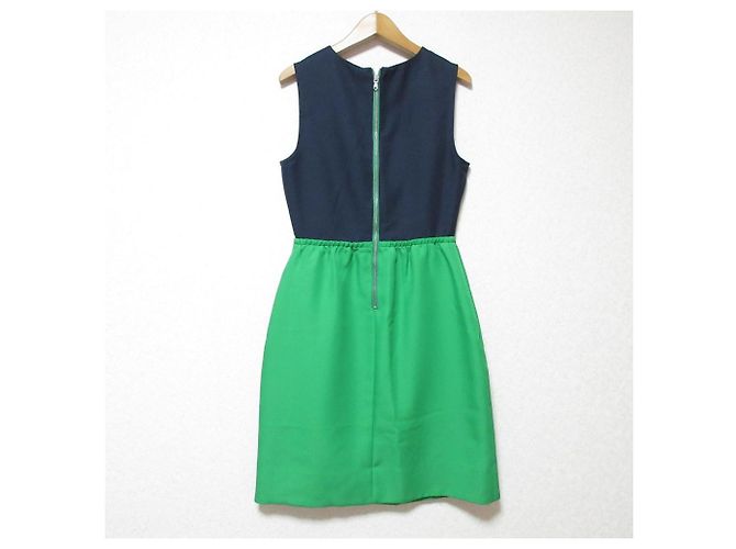 Bicolor Kleid MARC BY MARC JACOBS Blau Grün Marineblau - Ansicht 2