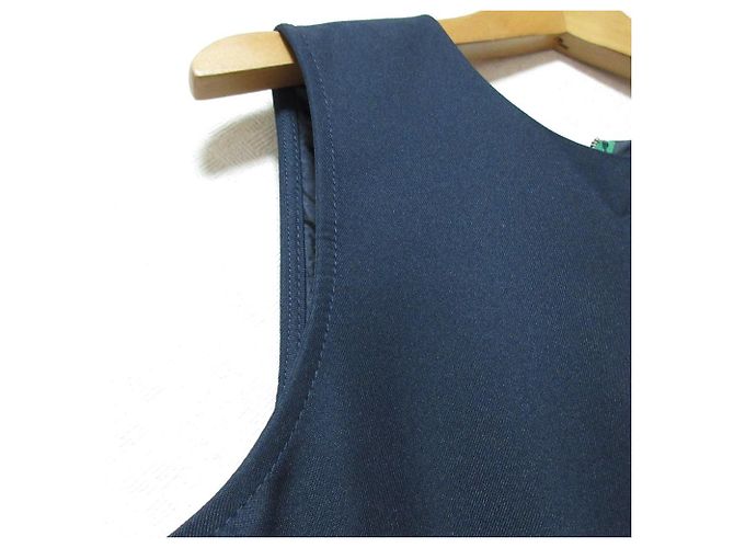 Bicolor Kleid MARC BY MARC JACOBS Blau Grün Marineblau - Ansicht 4