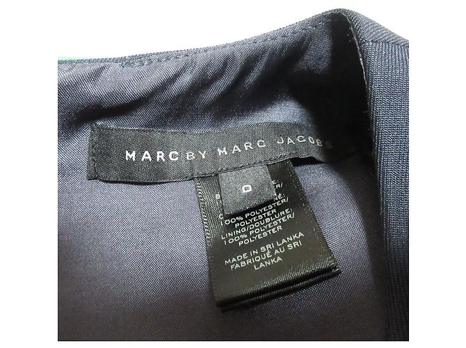 Bicolor Kleid MARC BY MARC JACOBS Blau Grün Marineblau - Ansicht 7