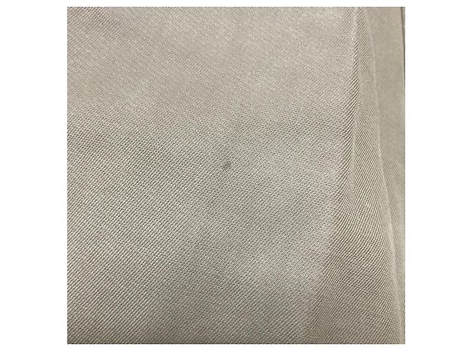 Autre Marque Falda larga de algodón y lino BLAMINK Beige - vista 8