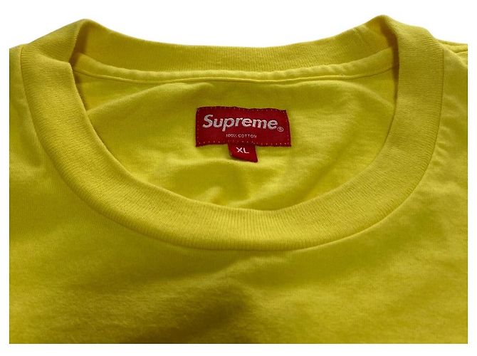 Camiseta Supreme Small Box Tee Amarillo - vista 5