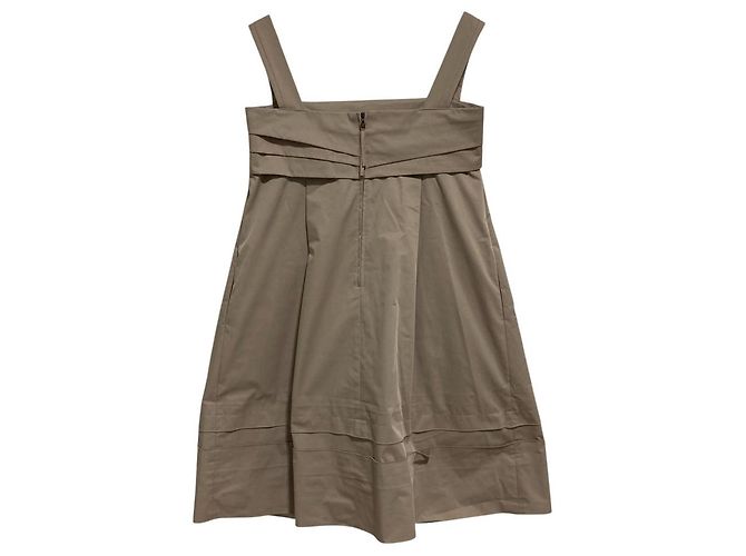 Autre Marque Gestufetes Grosgrain-Kleid FOXEY NEW YORK Beige - Ansicht 2
