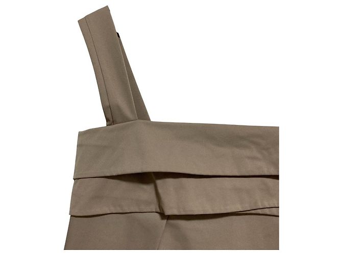 Autre Marque Gestufetes Grosgrain-Kleid FOXEY NEW YORK Beige - Ansicht 3