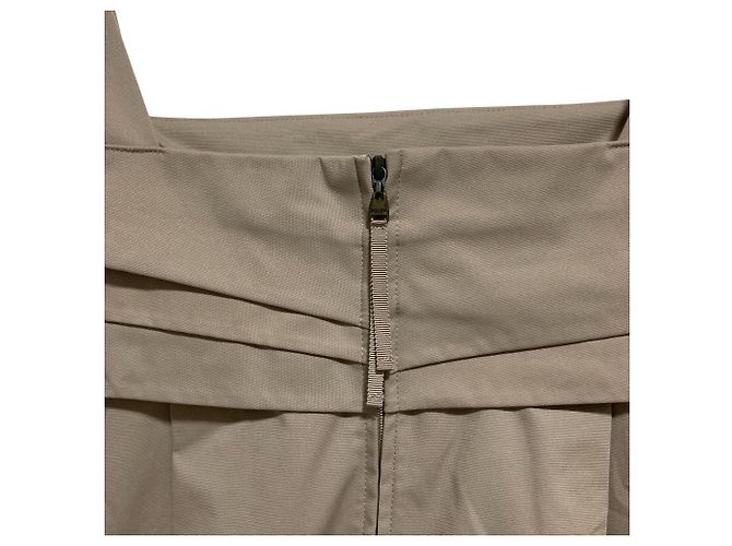 Autre Marque Gestufetes Grosgrain-Kleid FOXEY NEW YORK Beige - Ansicht 5