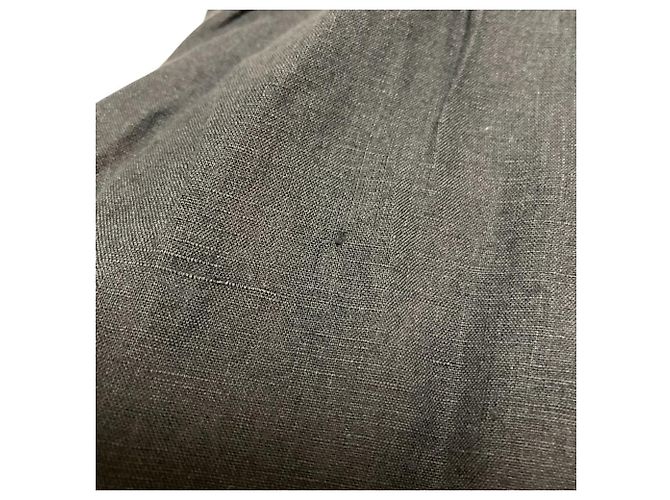 Autre Marque Camicia in lino con scollo a V NO CONTROL AIR Nero - vista 8