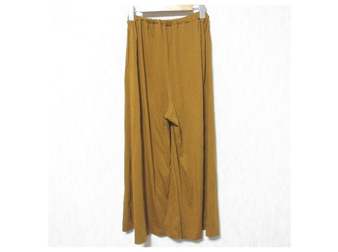 Autre Marque Weite Hosen DEMYLEE Ron Herman Limitierte Auflage Braun Kamel - Ansicht 2