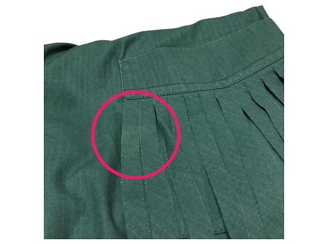 Sacai Fransenkleid Grün - Ansicht 8