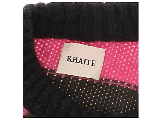 Suéter Khaite de cachemira rosa con rayas - vista 5