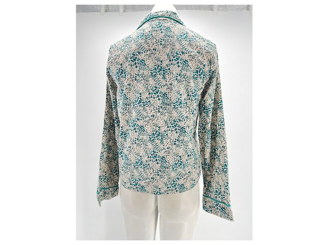 Whistles Camicia bianca con stampe blu Multicolore - vista 2
