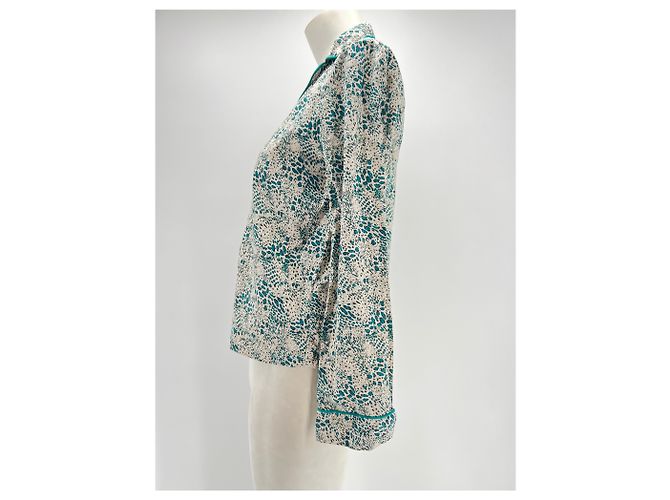 Whistles Camicia bianca con stampe blu Multicolore - vista 3