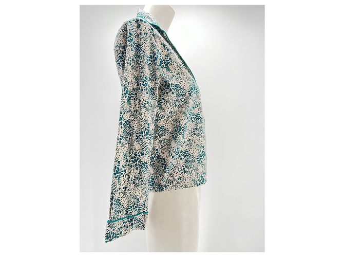 Whistles Camicia bianca con stampe blu Multicolore - vista 4