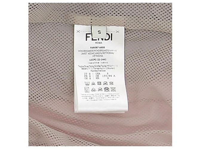 Fendi Giacca a vento con sacchetto integrato Grigio - vista 9
