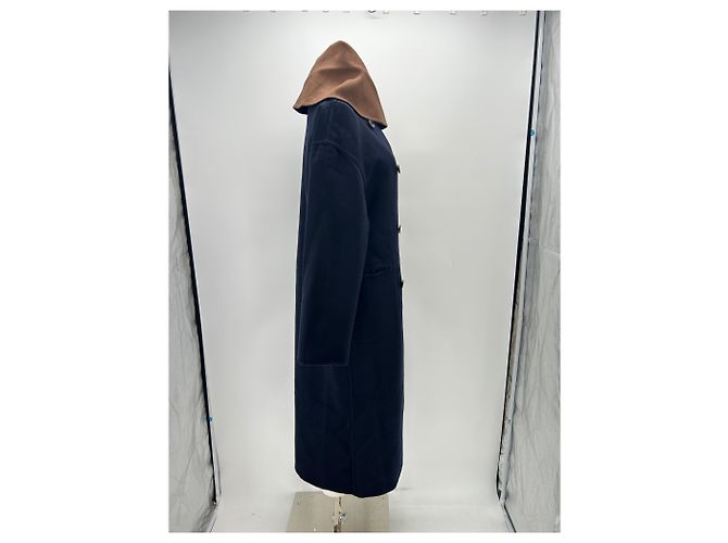 Autre Marque Abrigo reversible marino y camel Azul marino - vista 5