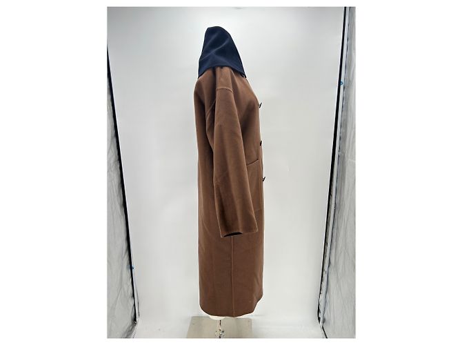 Autre Marque Abrigo reversible marino y camel Azul marino - vista 6