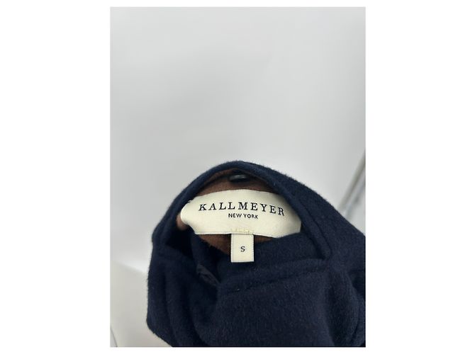 Autre Marque Abrigo reversible marino y camel Azul marino - vista 9