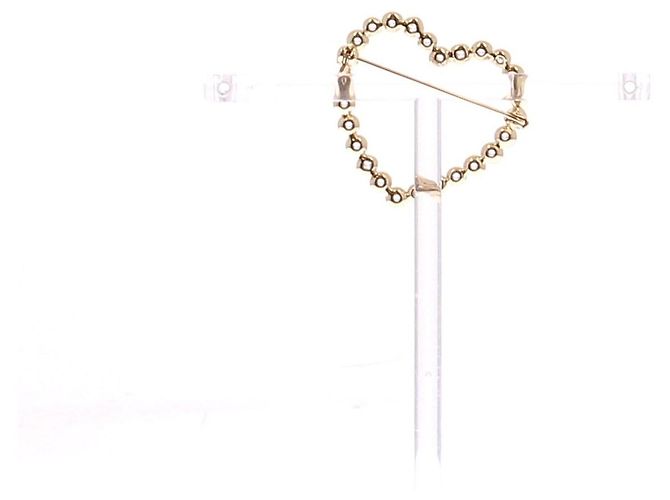 Agatha Ruiz de la Prada Spilla cuore dorata con strass D'oro - vista 2