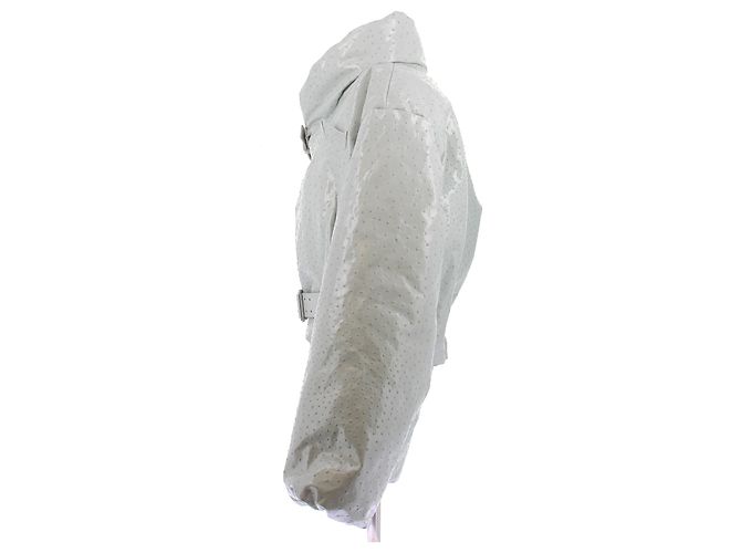 Autre Marque Chaqueta azul verde efecto vinilo - vista 4