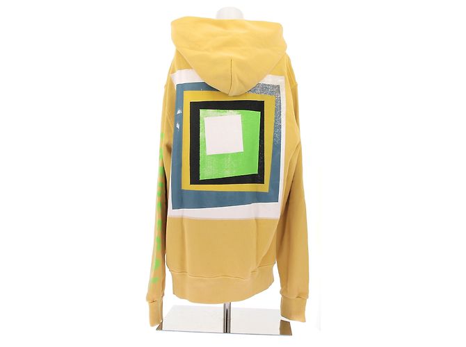 Autre Marque Sudadera con capucha amarilla Amarillo - vista 2