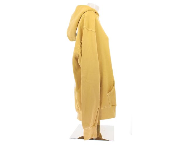 Autre Marque Sudadera con capucha amarilla Amarillo - vista 4