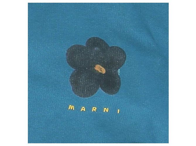 Marni Felpa con cappuccio blu - vista 6