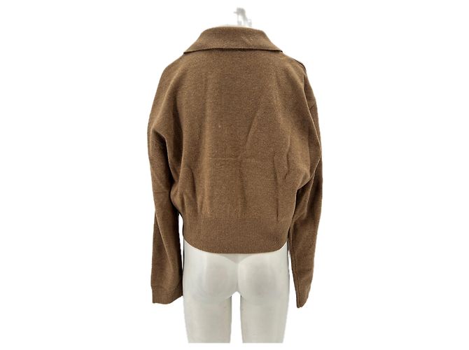 Autre Marque Brauner Wollcardigan - Ansicht 2
