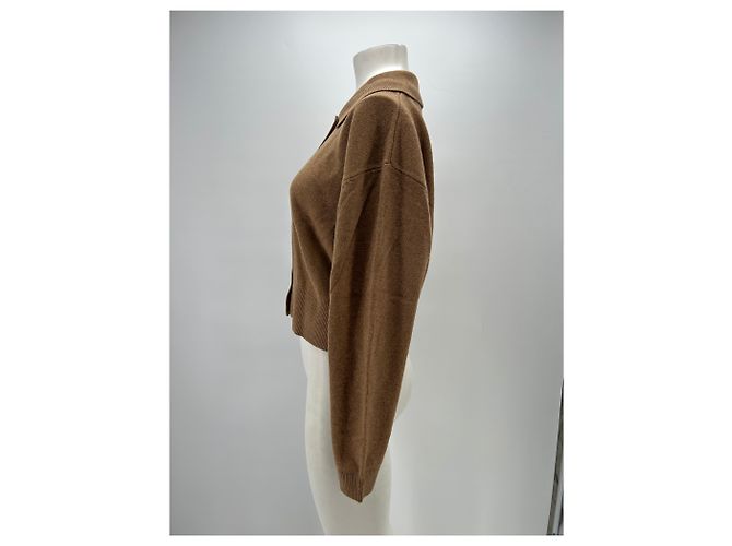 Autre Marque Brauner Wollcardigan - Ansicht 4
