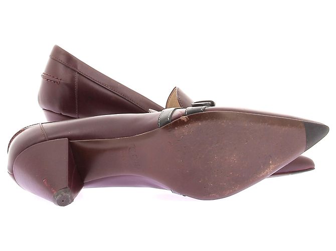 Décolleté Tod's in pelle marrone con cinturini Taglia 40 - vista 6