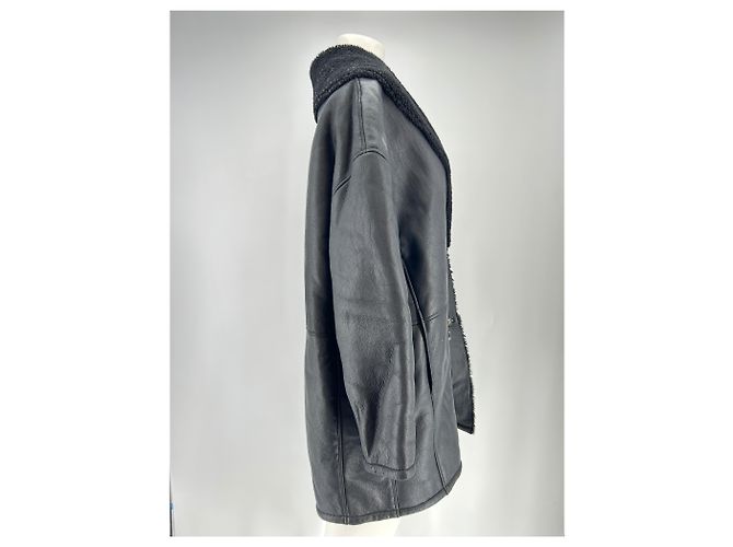 Autre Marque Abrigo de shearling "Namo" Negro - vista 3